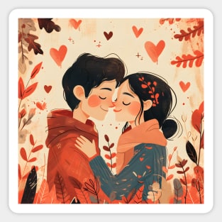 Discover True Romance: Art, Creativity and Connections for Valentine's Day and Lovers' Day Sticker